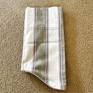 Country Curtain VALANCE Topper The Red Lion Inn Cotton Double Rod Pocket Striped